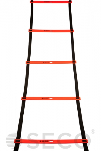 SECO® orange coordination training ladder for running 8 steps 4 m 