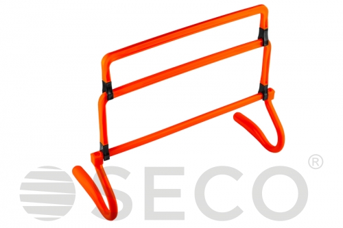 Folding orange SECO® barrier for running