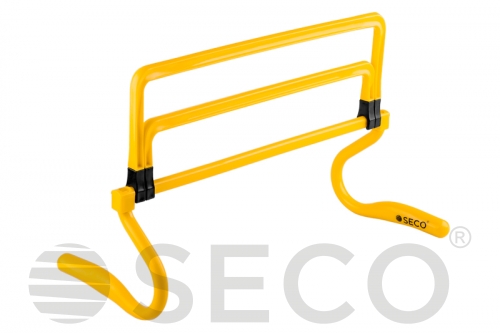 Folding yellow SECO® barrier for running