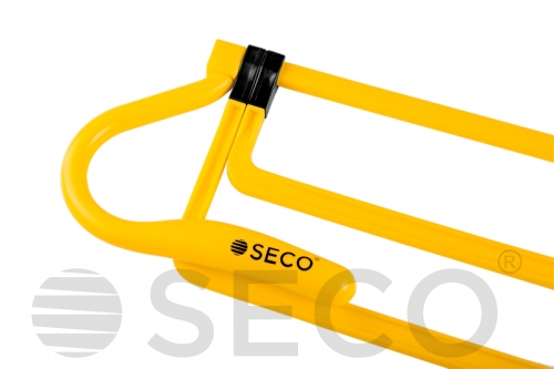 Folding yellow SECO® barrier for running