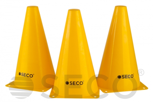 Yellow SECO® training cone 23 cm