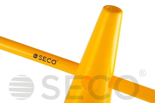 Yellow SECO® training cone with holes 48 cm
