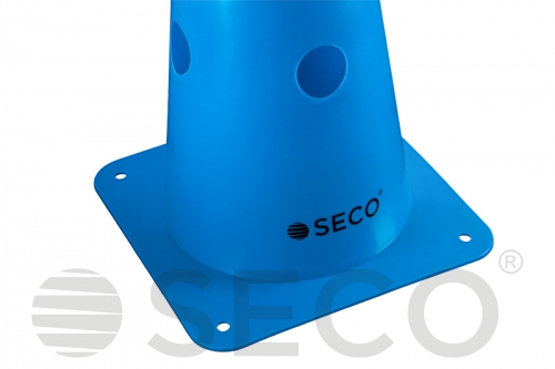 SECO® Trainingskegel mit Löchern 48 cm Blau