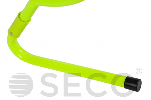 Five neon 15-33 cm SECO® training barriers for running set