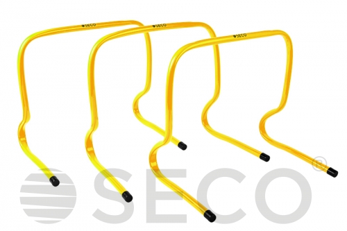 Yellow 30 cm SECO® barrier for running