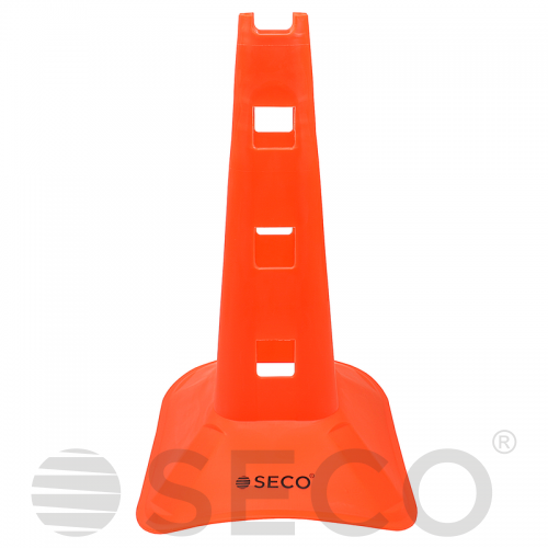 Orange SECO® training cone with holes 38 cm