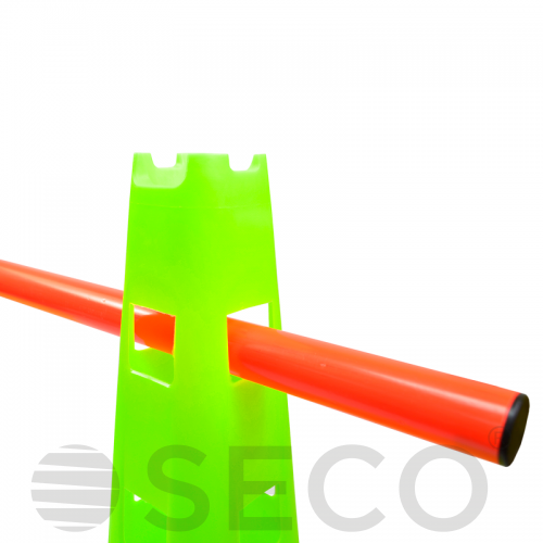 SECO® Trainingskegel mit Löchern 38 cm Neon