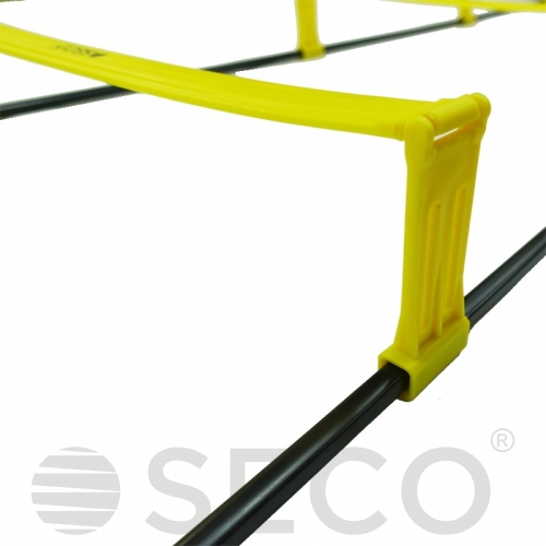 SECO® yellow coordination training ladder for running 6 steps 
